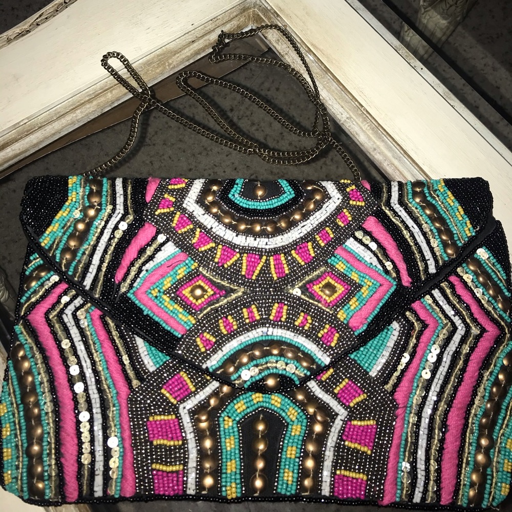 Boho crossbody/clutch